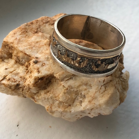 12K GOLD FILL STERLING SILVER SIGNED ‘TSK’ NAVAJO - Picture 11 of 15